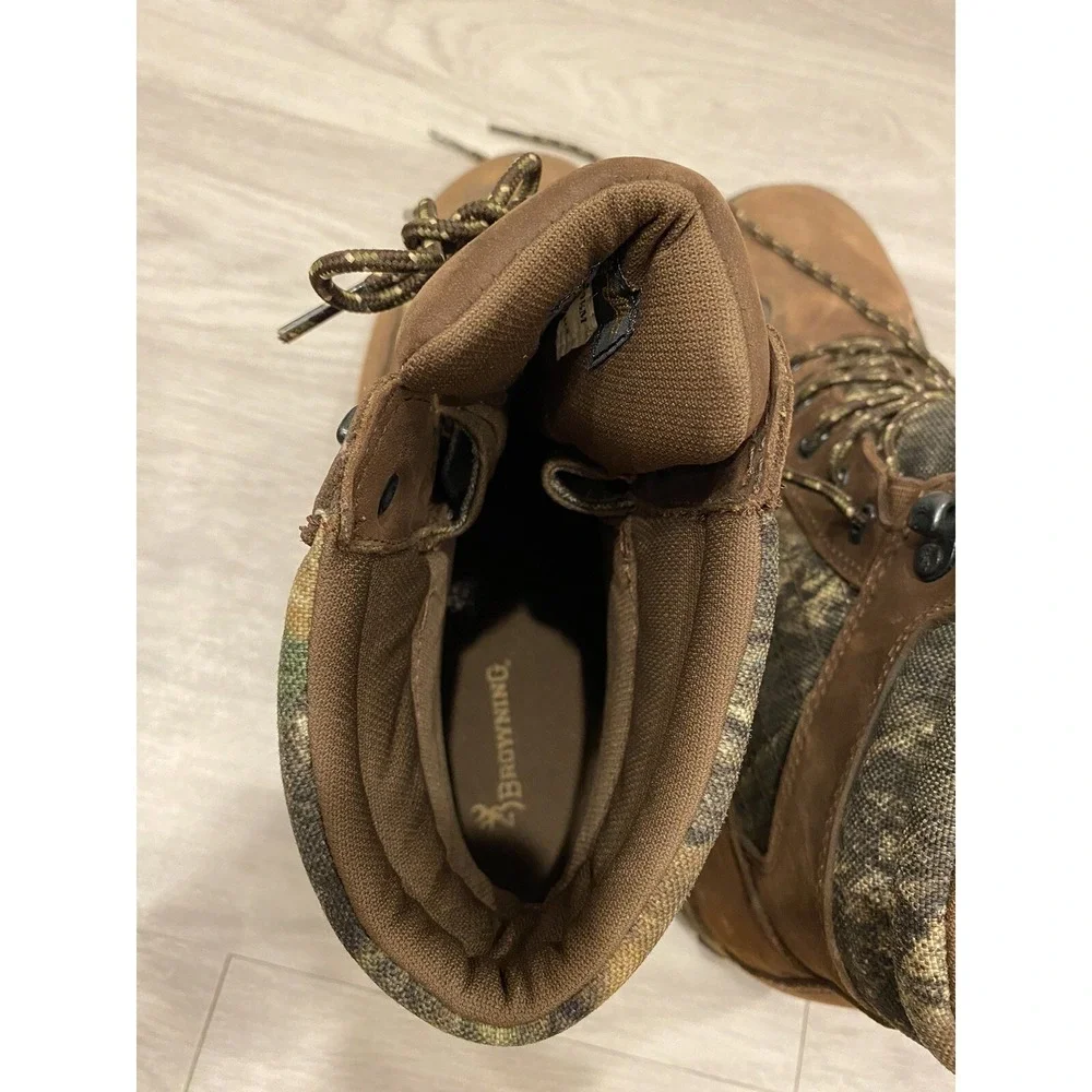 BROWNING Insulated Waterproof Hunting Boots Sz 10.5M GORE-TEX CAMO *Worn Once*‎